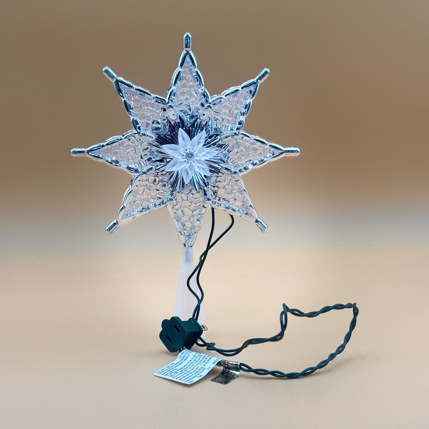 Ashland Lighted Star Tree Topper 8 Point Star