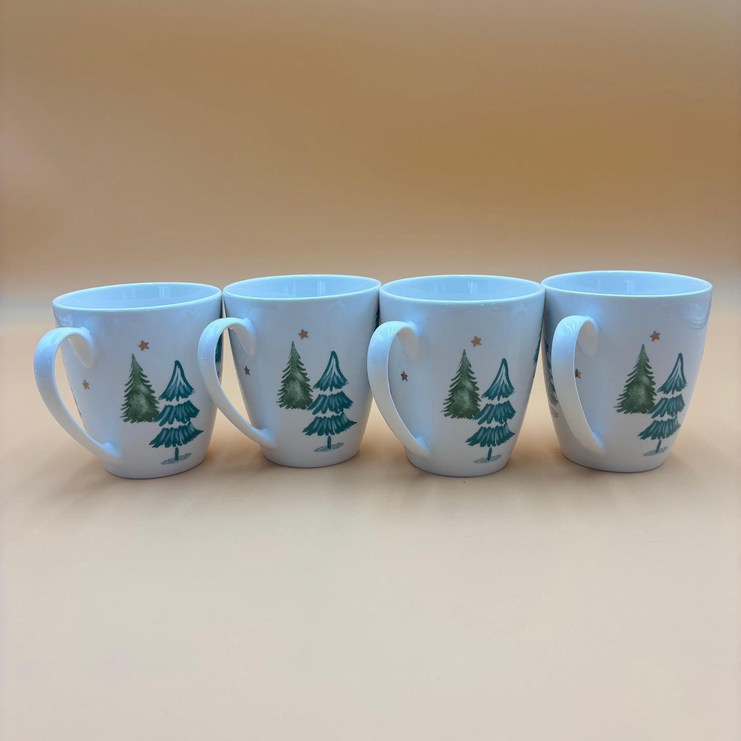 Lenox Balsam Lane Christmas Tree Mugs – Set of 4