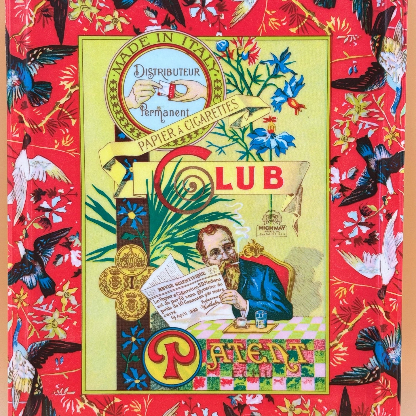 Italian Modiano Club Decorative Tray 13.5 in × 9.25 in