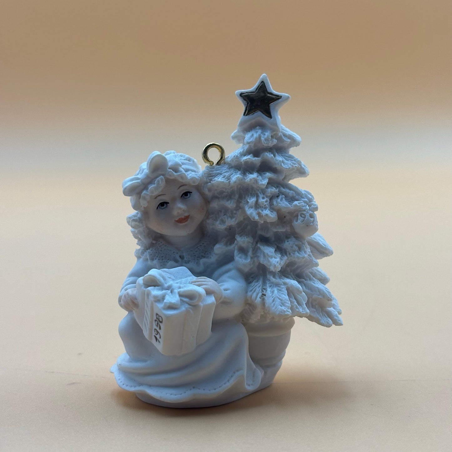 Giuseppe Armani Girl with Christmas Tree 1998 Eve Ornament - Made in Italy