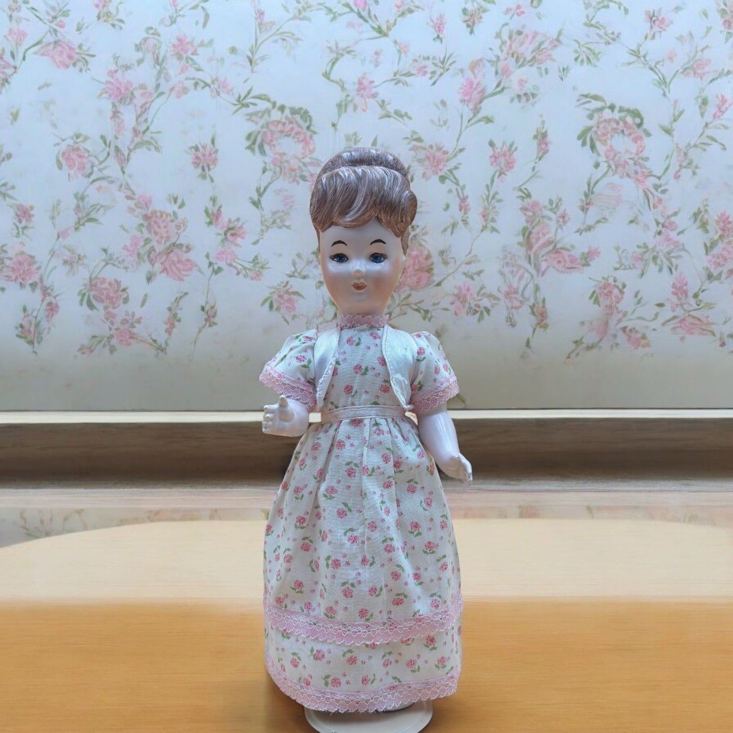 Vintage 1968 All - Porcelain Baby Boy Doll - Project Piece