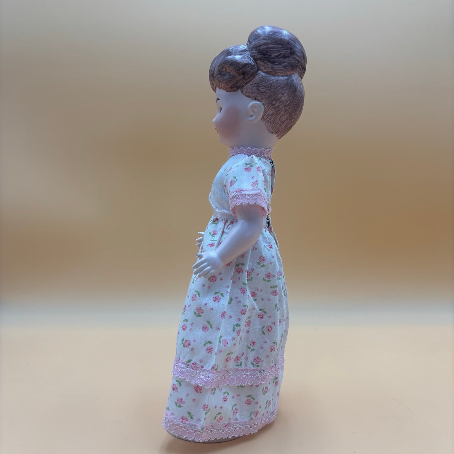 Vintage 1968 All - Porcelain Baby Boy Doll - Project Piece