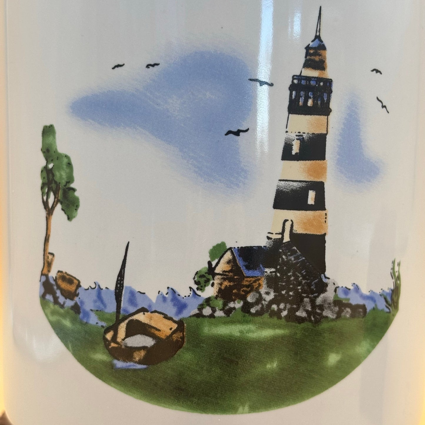 Vintage Alco Industries Lighthouse Canister Set - 4 Piece Kitchen Storage