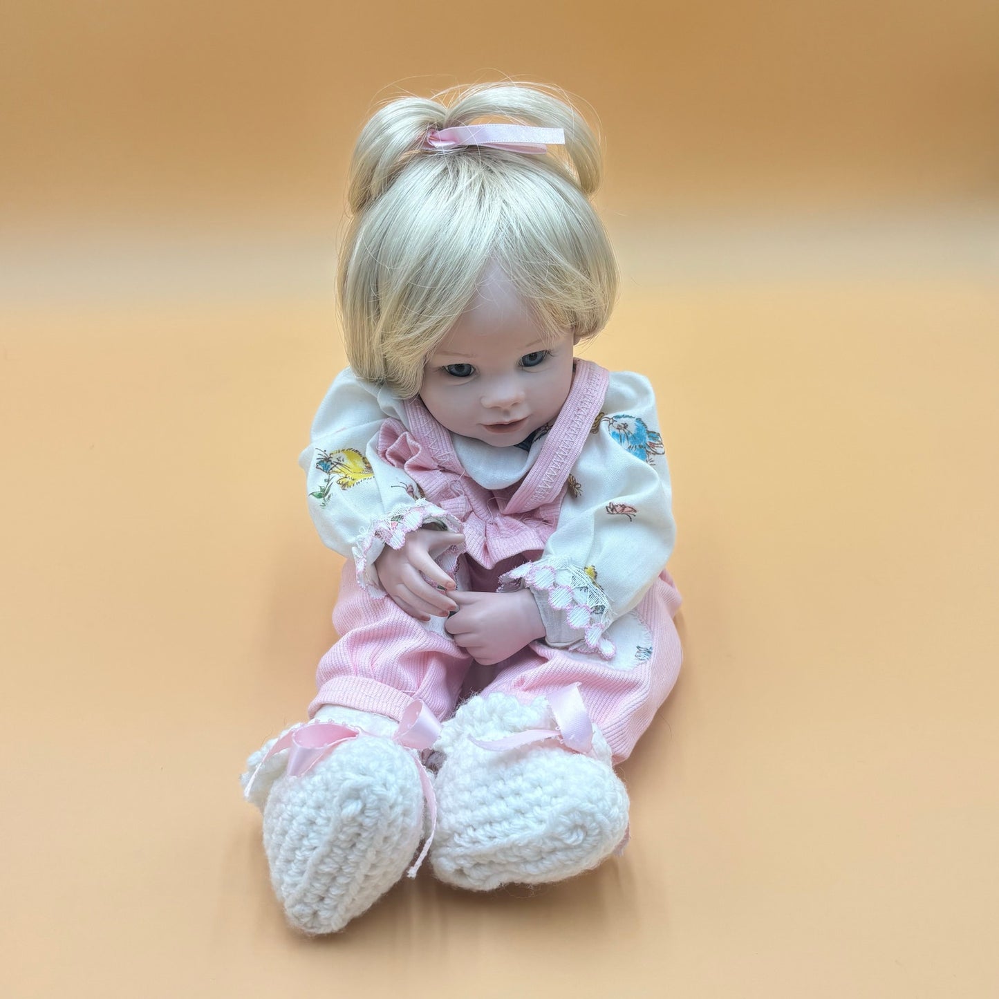 Boots Tyner “Peaches” Porcelain & Beanbag Doll (1987 Reproduction)