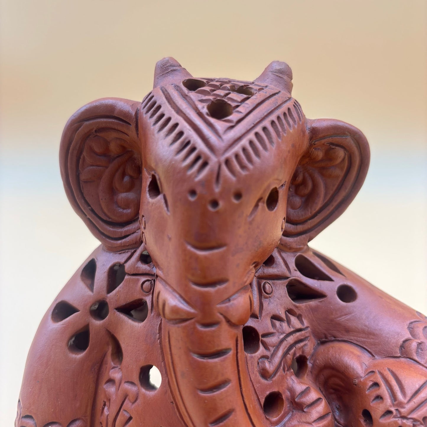 Ten Thousand Villages Mama Elephant Candle Holder – Handcrafted in Bangladesh