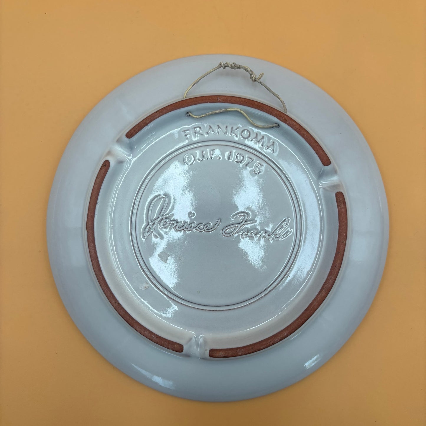 Frankoma Ceramic Wall Plates – Set of 2 Christmas Designs