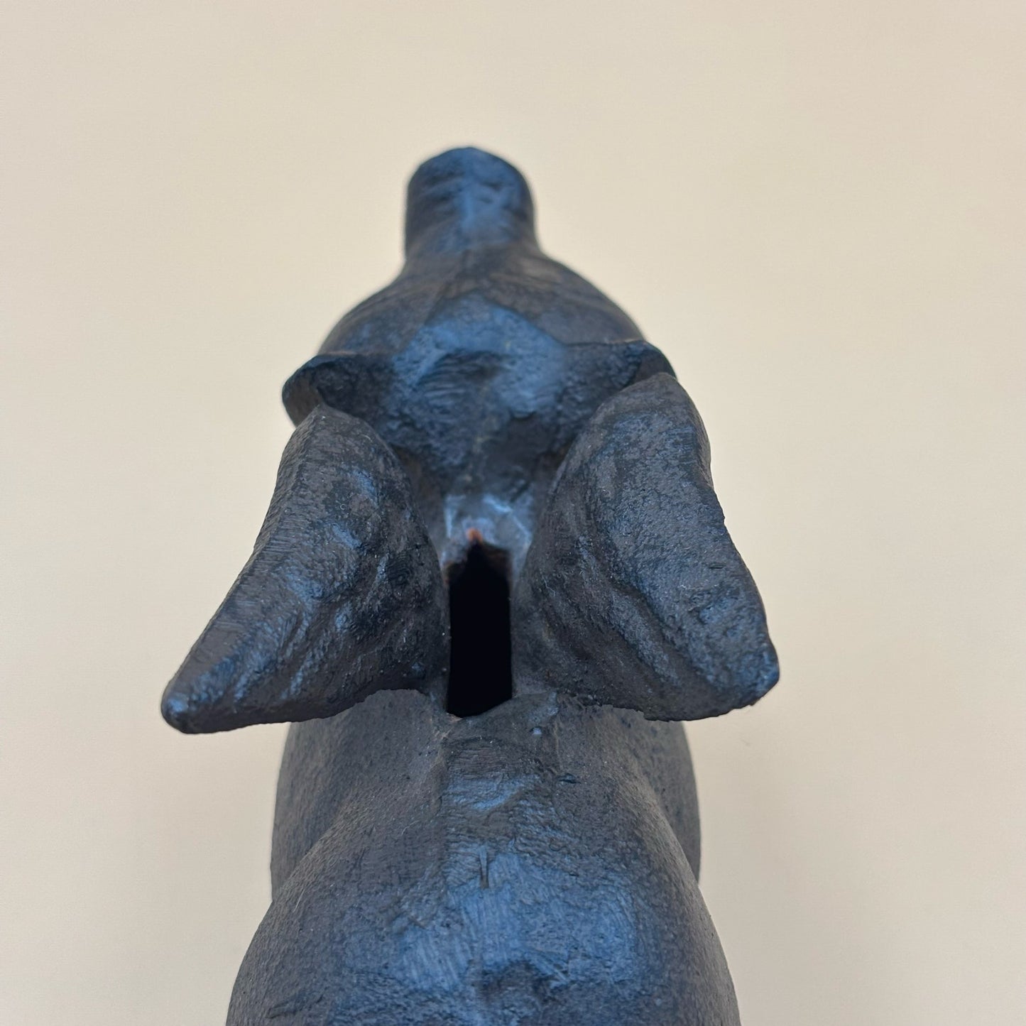 Cast Iron Flying Pig Coin Bank — Vintage Collectible