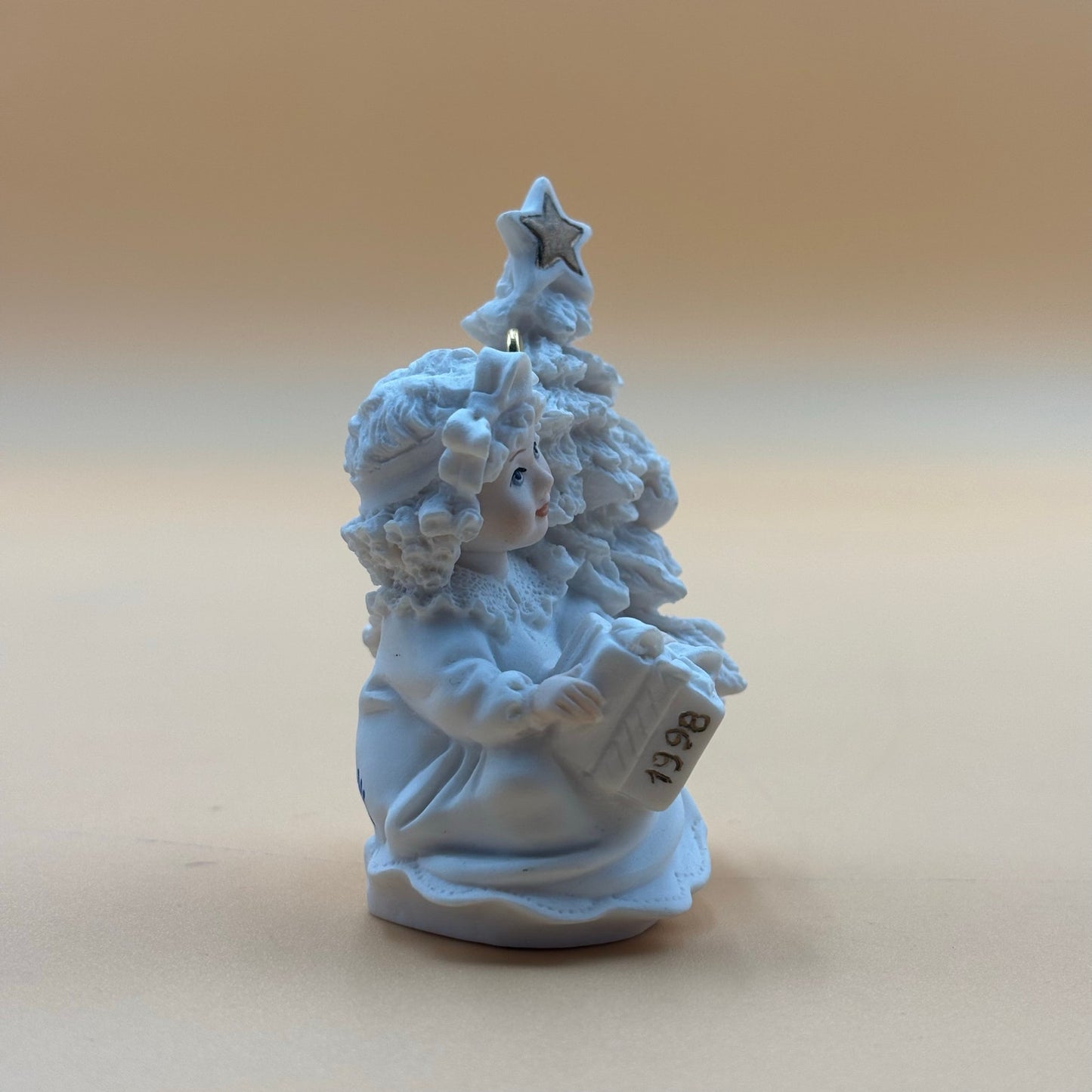 Giuseppe Armani Girl with Christmas Tree 1998 Eve Ornament - Made in Italy