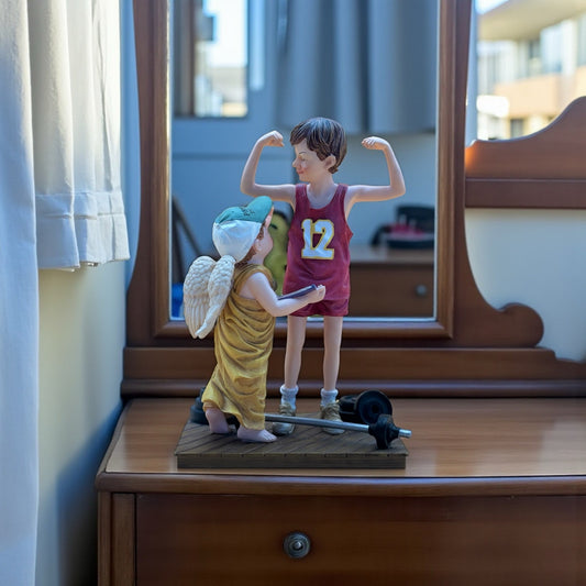 Prayers & Promises Figurine – “A Work in Progress” by Bill Stross 2002