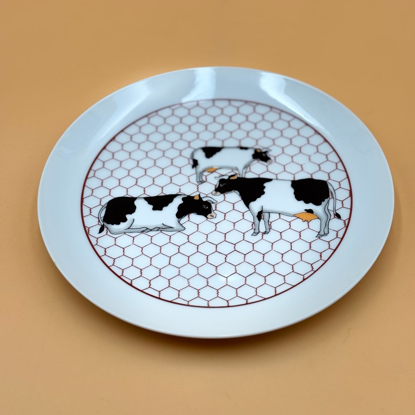 Takahashi San Francisco Cow Dessert Plates – Set of Two