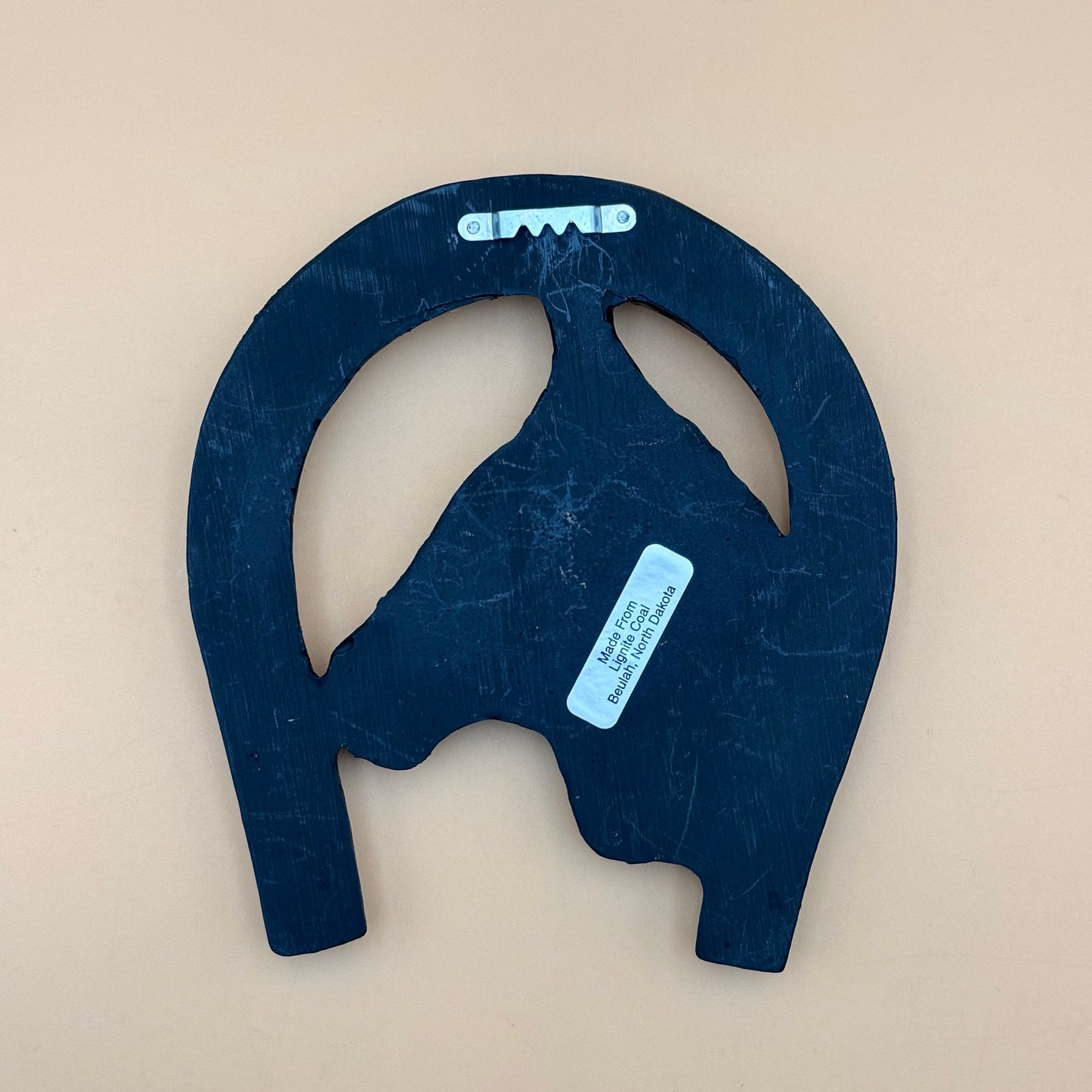 Horse Head Horseshoe Wall Art – Made From Lignite Coal, North Dakota