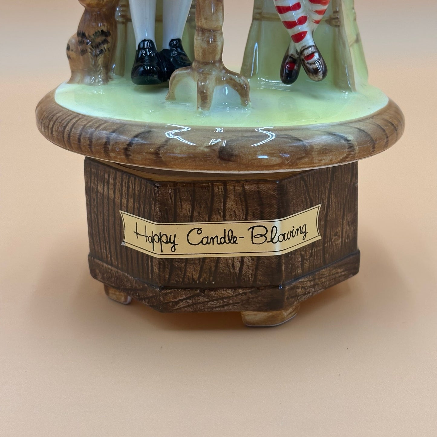 Vintage Holly Hobbie Birthday Music Box "Happy Candle Blowing" Japan