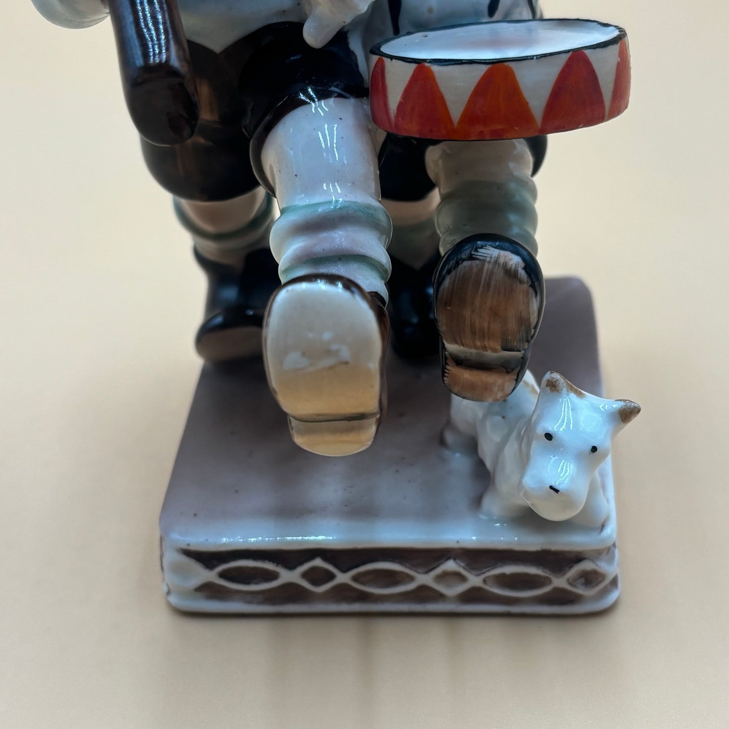 Vintage Occupied Japan Boys with Drum & Rifle Figurine 1950s