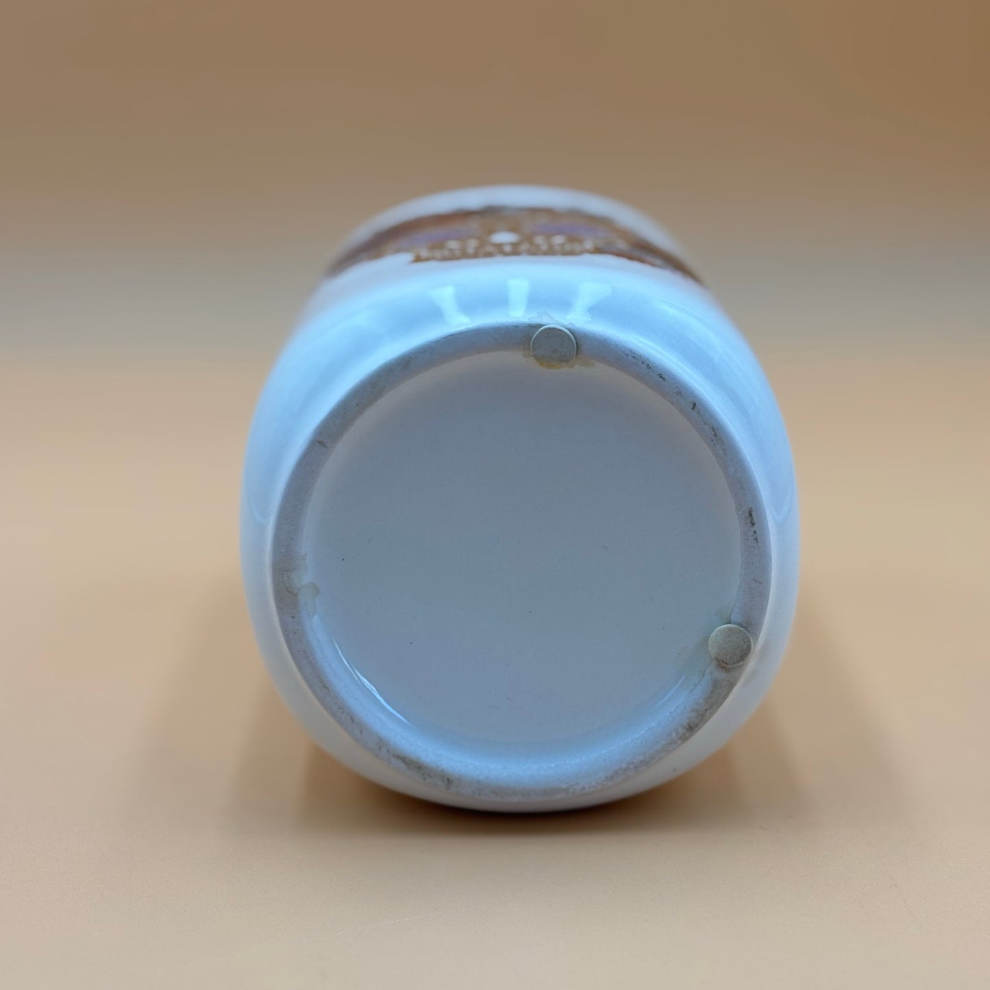 Floral Skull Porcelain Vase – Gold, Red, Purple & Black (7¼”)