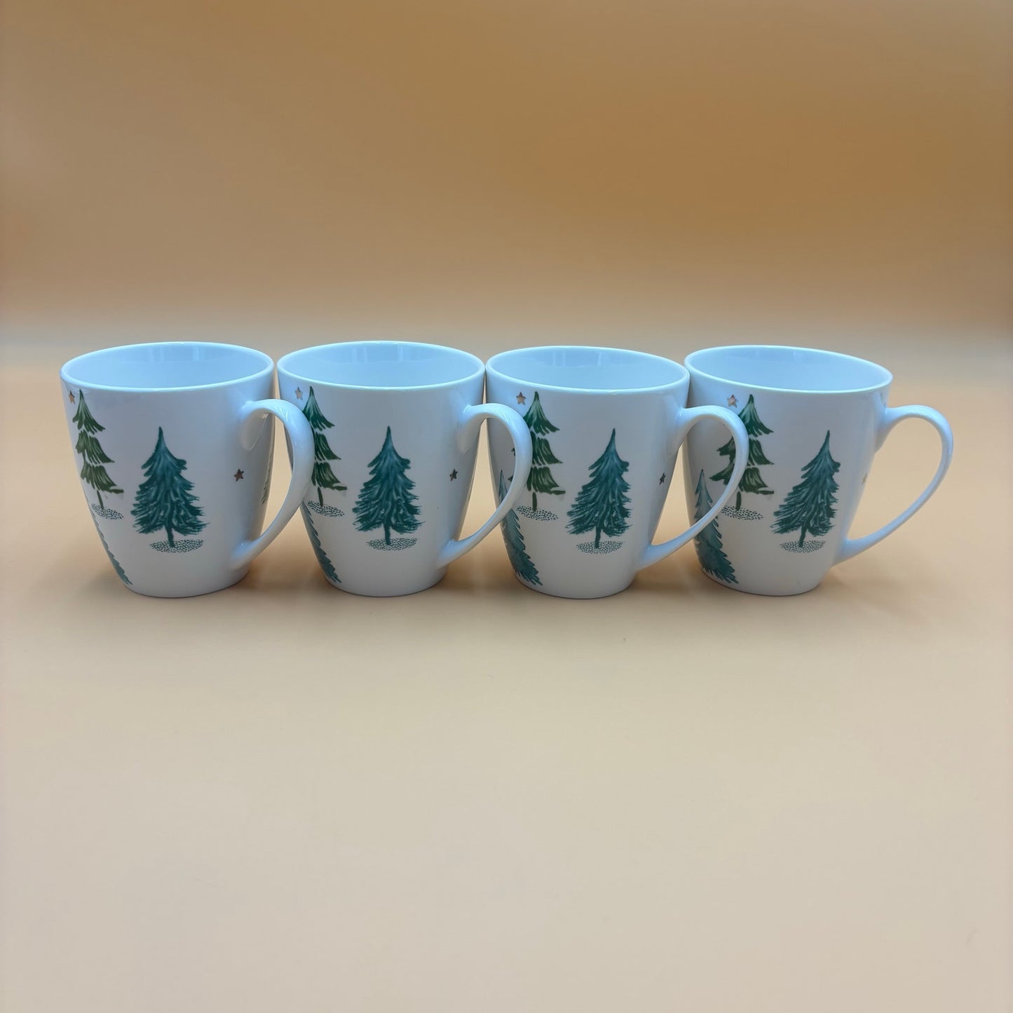 Lenox Balsam Lane Christmas Tree Mugs – Set of 4