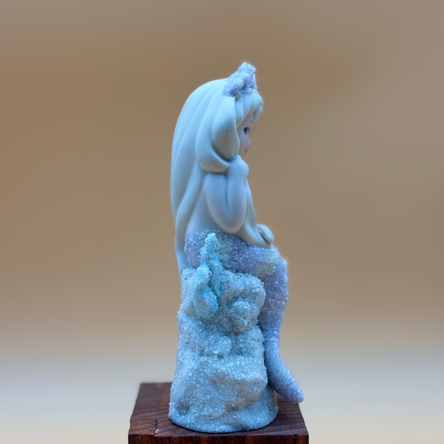 1993 Enesco Coral Kingdom Athena Mermaid Shimmer Stone Figurine