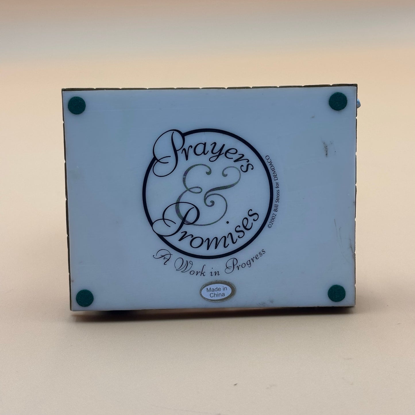 Prayers & Promises Figurine – “A Work in Progress” by Bill Stross 2002